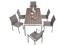  ALUMINUM OUTDOOR TABLE AND CHAIRS SET