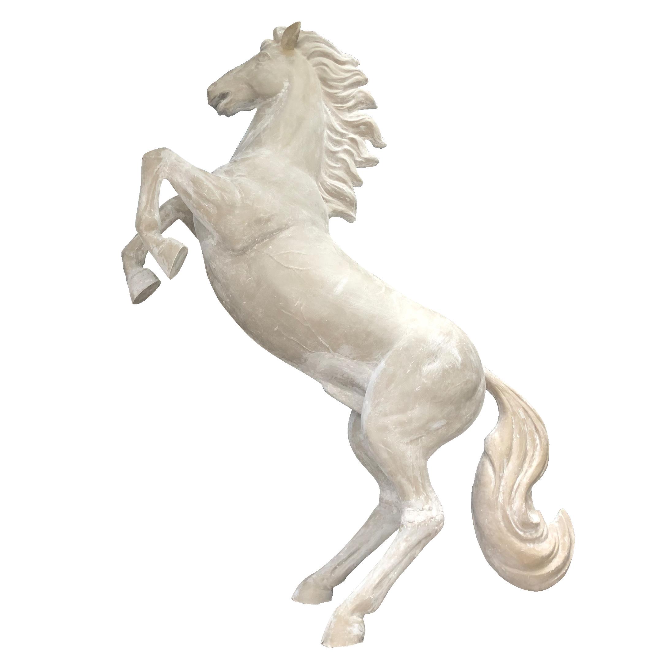 HORSE STATUE BY FIBERGLASS MATERIAL