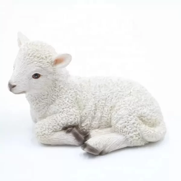 decoration animal life fiberglass sheep 77669