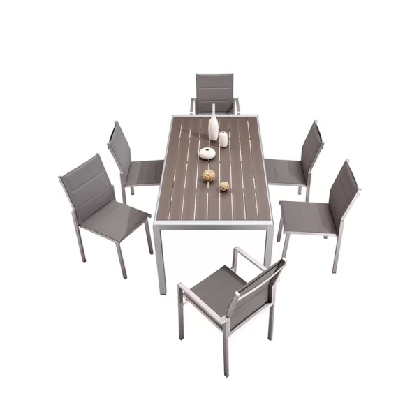 wooden outdoor chair and table 22563